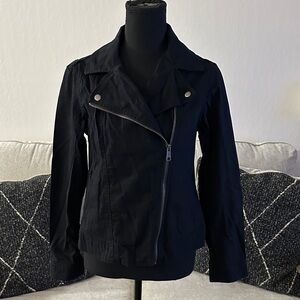 Old Navy Women's Black Moto Jacket
